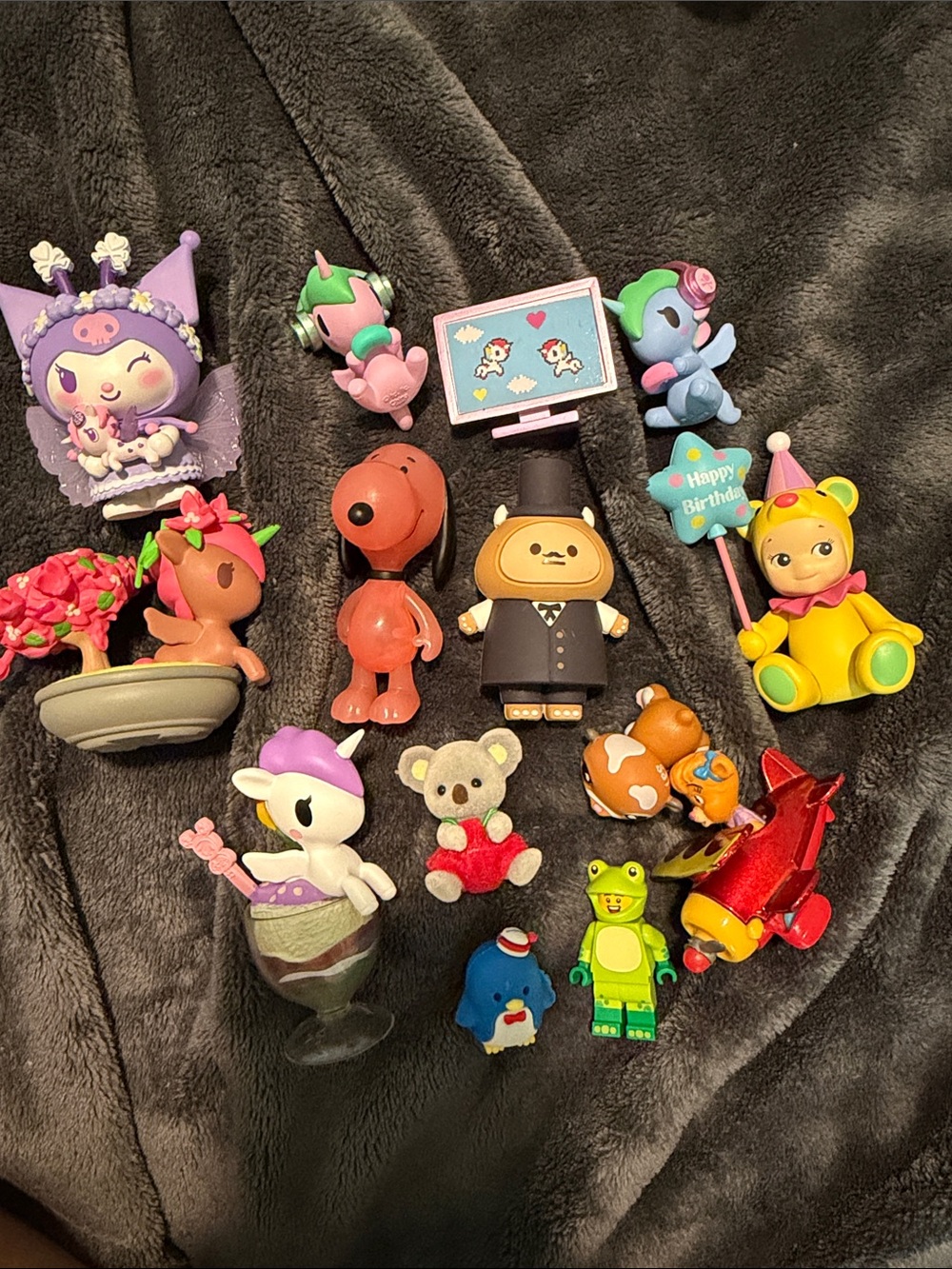 Assorted Kids Toy Figurine Lot - Colorful Mix